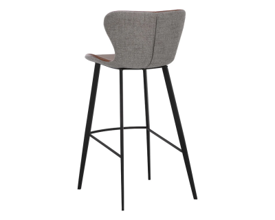 Sunpan Arabella Barstool in Bravo Cognac / November Grey - 109539