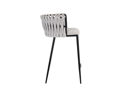 Sunpan Sarai Counter Stool in Belfast Heather Grey - 106189