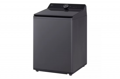 27" LG 5.5 Cu. Ft. Smart Top Load Washer with EasyUnload in Matte Black - WT8600CB