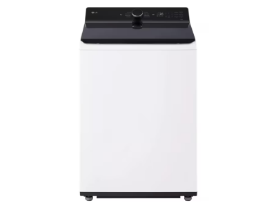 27" LG 5.3 Cu. Ft. Smart Top Load Washer with 4-Way Agitator EasyUnload and AI Sensing - WT8405CW