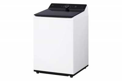 27" LG 5.5 Cu. Ft. Mega Capacity Smart Top Load Washer with EasyUnload and AI Sensing in Alpine White - WT8400CW