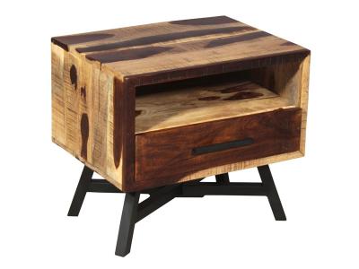 Corcoran Sheesham Wood Nightstand - JT-7