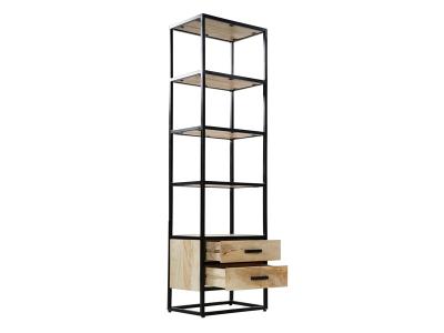 Corcoran Mango Wood and Metal Bookcase - GOA-38