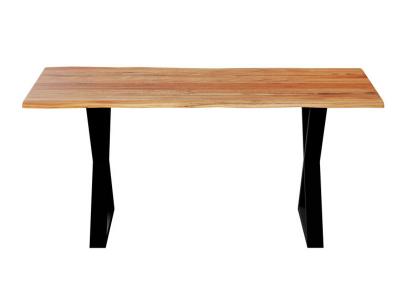 67" Corcoran Live Edge Acacia Dining Table - ZEN-13-BL