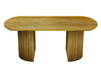 79''  Corcoran Oval Table in Mango Wood - ZEN-32-MA