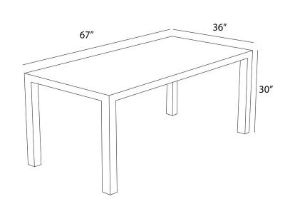 Corcoran Grey Sheesham Dining Table - ZEN-18-SHG