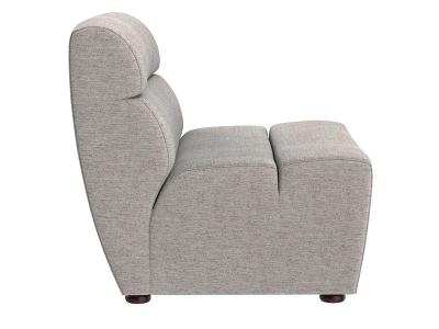 Sunpan Cornell Modular Armless Chair In Polo Club Stone - 103826