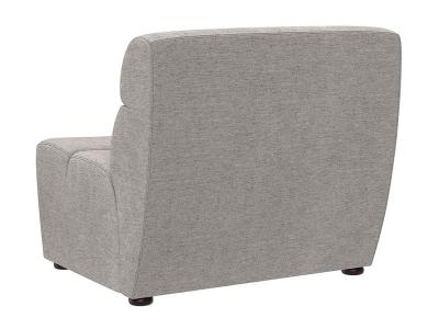 Sunpan Cornell Modular Armless Chair In Polo Club Stone - 103826