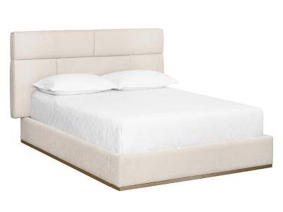 Sunpan Beckham Queen Size Bed in Chacha Cream - 108483