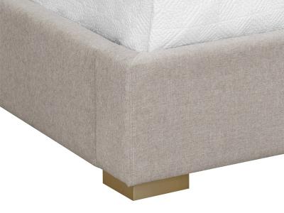 Sunpan Clara King Size Bed in Ernst Sandstone - 108709