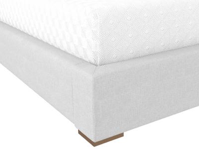 Sunpan Clara King Size Bed in Ernst Silverstone - 110094