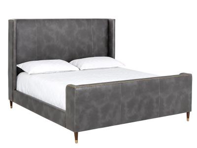 Sunpan Chianti King Size Bed in Overcast Grey - 106633