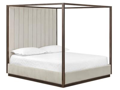 Sunpan Casette Canopy King Size Bed in Piccolo Prosecco - 106141