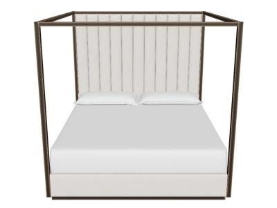 Sunpan Casette Canopy King Size Bed in Piccolo Prosecco - 106141