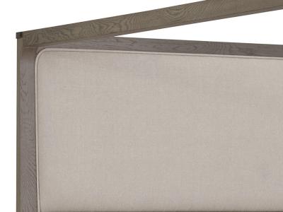 Sunpan Danette Canopy King Size Bed in Zenith Taupe Grey - 110925