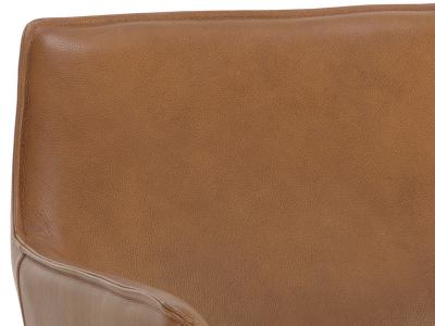 Sunpan Crosby Swivel Lounge Chair In Missouri Cognac - 111086