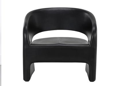 Sunpan Cura Lounge Chair In Black - 111348