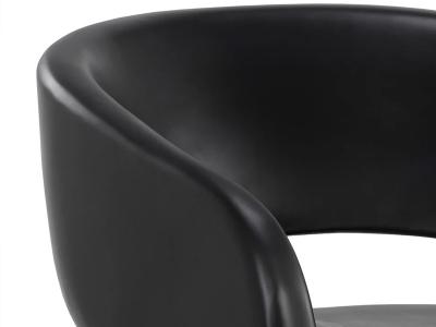 Sunpan Cura Lounge Chair In Black - 111348