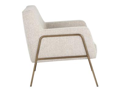 Sunpan Cybil Lounge Chair In Dove Cream - 105017