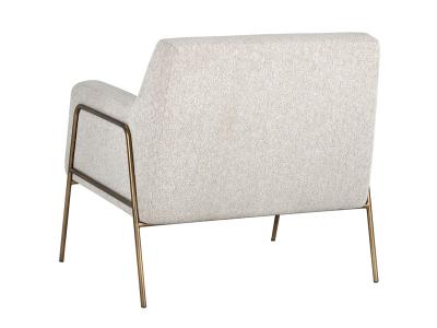 Sunpan Cybil Lounge Chair In Dove Cream - 105017