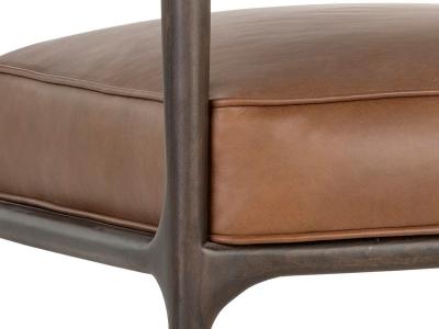 Sunpan Damien Lounge Chair In Vintage Caramel - 106562