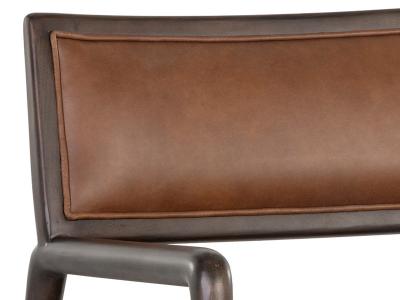 Sunpan Damien Lounge Chair In Vintage Caramel - 106562