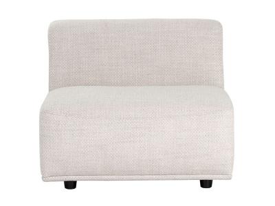 Sunpan Darren Modular Armless Chair In Moto Stucco - 106149