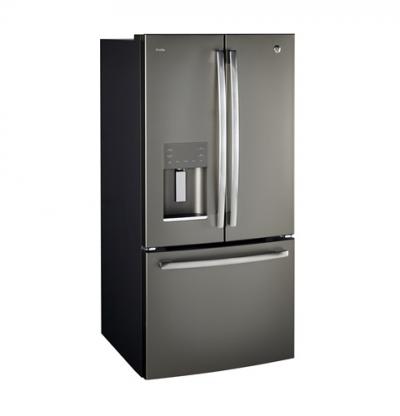 33" GE Profile 23.5 Cu. Ft. French Door Bottom-Mount With Space Saving Icemaker - PFE24HMLKES