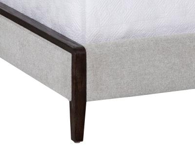 Sunpan Colette King Size Bed in Brown/Belfast Heather Grey - 106526