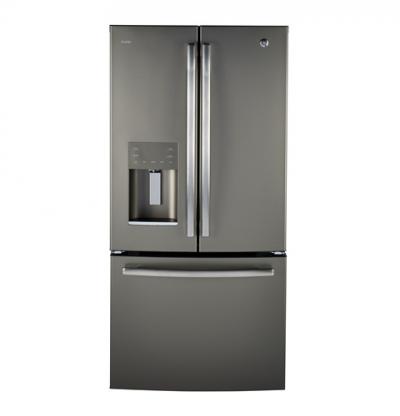 33" GE Profile 23.5 Cu. Ft. French Door Bottom-Mount With Space Saving Icemaker - PFE24HMLKES