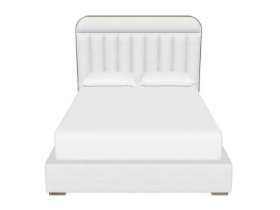 Sunpan Davina Queen Size Bed in Ernst Silverstone - 108478