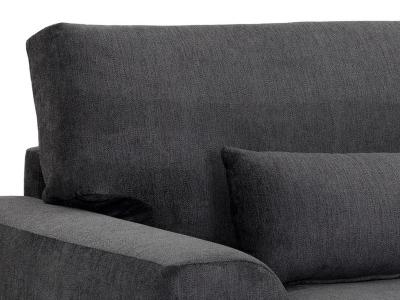 Sunpan Abigail Sofa in Polo Club Kohl Grey - 105019