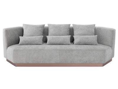 Sunpan Amalia Sofa in Polo Club Stone - 108706