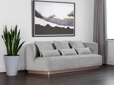 Sunpan Amalia Sofa in Polo Club Stone - 108706