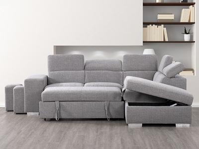 Primo International Upholstered Sectional with Pull-Out Bed and Storage - PAMINA2