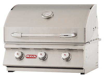 24" Bull Steer 3 Burner Liquid Propane Gas Grill Head in Stainless Steel - 69008