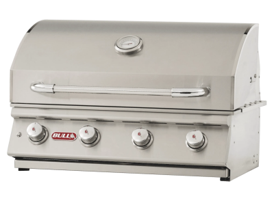 30" Bull Lonestar 4 Burner Natural Gas Grill Head in Stainless Steel - 87049