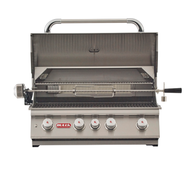 30" Bull Angus 4 Burners Liquid Propane Gas Drop-In Grill - 47628