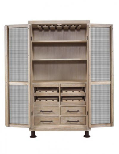 Plank & Hide Bryxton Bar Cabinet - 45017