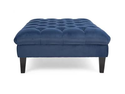 Décor-Rest Ottoman in Bolder Azure - Ottoman (Bolder Azure)