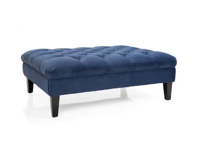 Décor-Rest Ottoman in Bolder Azure - Ottoman (Bolder Azure)