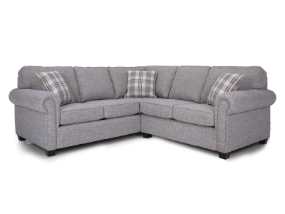 Decor-Rest Sectional With Sinuous Spring Construction - 2006