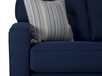 Décor-Rest Julie Sofa With 2 Pillows In Navy - Julie Sofa (Navy)