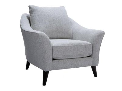 Decor-Rest Stationary Fabric Chair in Denzel Blue - 2142C-DB