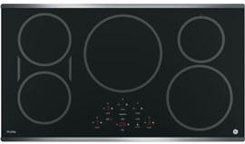 36" GE Profile Electric Cooktop with Induction Elements - PHP9036SJSS