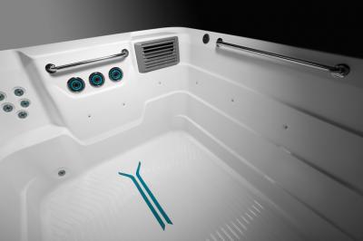 Endless Pools R-Series R200 RecSport Recreation Systems Swim Spa with Gray Cabinet - 941912309200-23