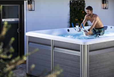 Endless Pools R-Series R220 RecSport Recreation Systems Swim Spa with Mocha Cabinet - 941914059100-23