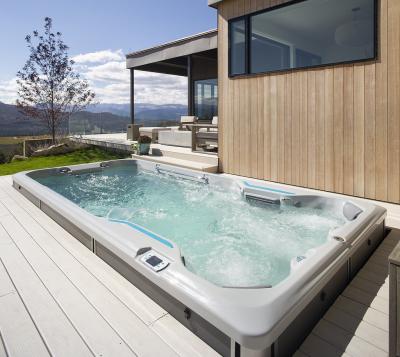 Endless Pools R-Series R500 RecSport Recreation Systems Swin Spa with Gray Cabinet - 941913059200-23