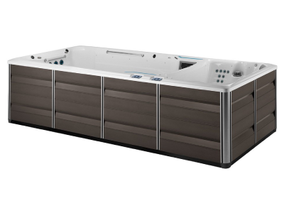 Endless Pools X-Series X2000 SwimCross Exercise Systems Swim Spa with Mocha Cabinet - 901910059100-23