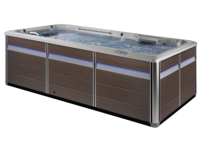 Endless Pools E-Series E500 Swim Spa with Mocha Cabinet Treadmill and Entertainment System - 911905059152-23
